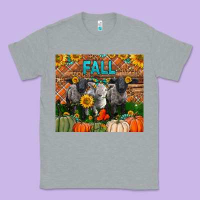 Fall Baby Lambs Classic Tee Designed By Lillyallendesigns