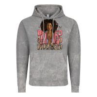 Cloud Rock blessed black woman Vintage Hoodie - Artiststas