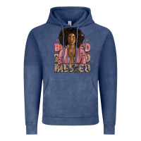 Vintage Denim blessed black woman Vintage Hoodie - Artiststas