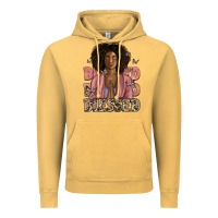 Vintage Mustard blessed black woman Vintage Hoodie - Artiststas