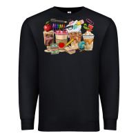 Black Teacher Coffee Cups Premium Sweatshirt - FaDigitalArtStudio