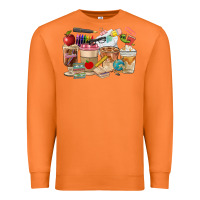 Carrot Teacher Coffee Cups Premium Sweatshirt - FaDigitalArtStudio