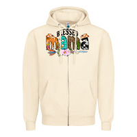 Blessed Mama Zipper Hoodie | Teevron