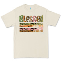 Retro Blessed Redeemed Quotes Premium Tee | Teevron