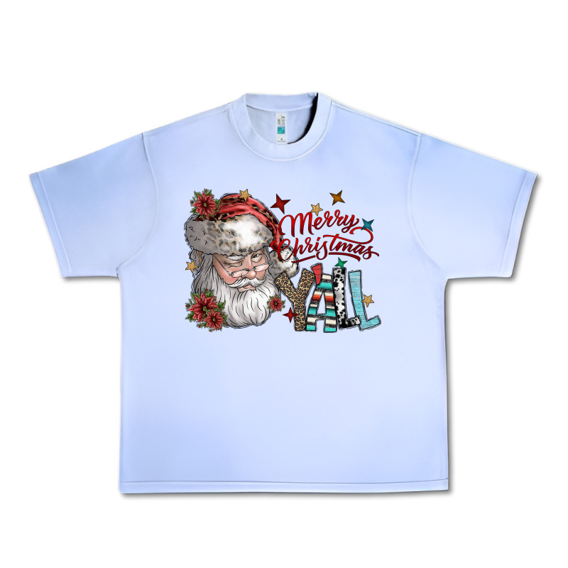 Merry Christmas Yall Urban Heavy Tee by SublimationCraftShop | Teevron