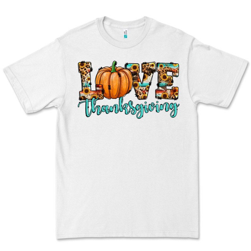 Love Thanksgiving Pumpkin Premium Tee by JahusDesignShop | Teevron