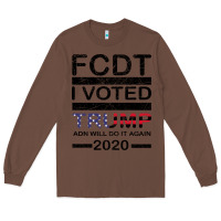 Chestnut hell yeah i voted trump and will do it again 2020 Long Sleeve Tee - Bettercallsaul