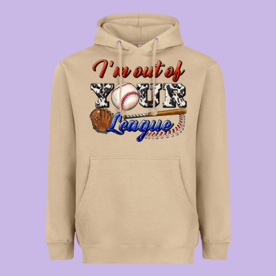 I' M Out Of Your League Heavyweight Hoodie Designed By Bundleandbundleshop