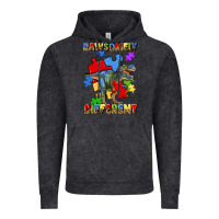 Vintage Black rawsomely different autism t rex Vintage Hoodie - Artiststas
