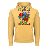 Vintage Mustard rawsomely different autism t rex Vintage Hoodie - Artiststas
