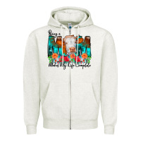 Oatmeal Heather Being a Mom Makes My Life Complete Zipper Hoodie - CowCowDesign