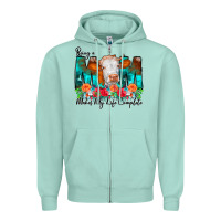 Seafoam Being a Mom Makes My Life Complete Zipper Hoodie - CowCowDesign