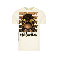 Vintage Arctic melanin afro messy bun Vintage Tee - Artiststas