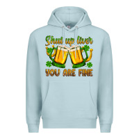 Blue Mist St. Patrick’s Day shut up liver you are fine Premium Hoodie - OliviaCreatesArt