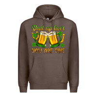 Coffee St. Patrick’s Day shut up liver you are fine Premium Hoodie - OliviaCreatesArt
