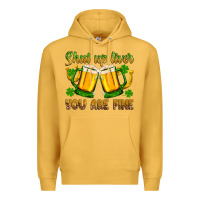 Mustard St. Patrick’s Day shut up liver you are fine Premium Hoodie - OliviaCreatesArt
