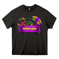 Asphalt mardi grass umbrella with truck Heavy Core Tee - AdoDesignShop