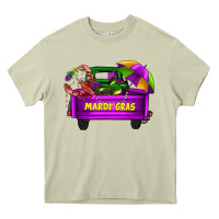 Mossy mardi grass umbrella with truck Heavy Core Tee - AdoDesignShop