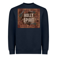 Navy holly spirit come like a flood Heavyweight Sweatshirt - TumblerDesignByShophia