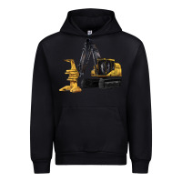 Black Feller Buncher Urban Hoodie - LillyAllenDesigns