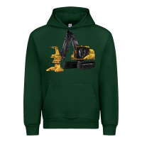 Forest Green Feller Buncher Urban Hoodie - LillyAllenDesigns