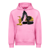 Fuchsia Pink Feller Buncher Urban Hoodie - LillyAllenDesigns