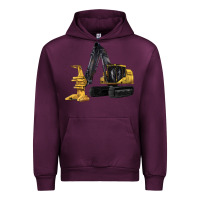 Mauve Wine Feller Buncher Urban Hoodie - LillyAllenDesigns