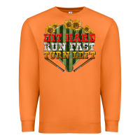 Carrot hit hard run fast turn left Premium Sweatshirt - BundleAndBundleShop