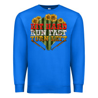True Royal hit hard run fast turn left Premium Sweatshirt - BundleAndBundleShop