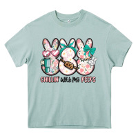 Arona easter chilling with my peeps bunny Heavy Core Tee - MaliasSmallBusiness