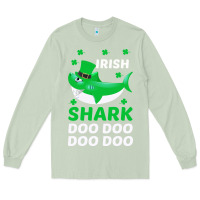 Matcha Irish Shark Doo Doo Doo Saint Patricks Day Long Sleeve Tee - Bettercallsaul