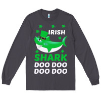 Smoke Irish Shark Doo Doo Doo Saint Patricks Day Long Sleeve Tee - Bettercallsaul