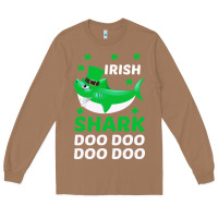 Toasted Coconut Irish Shark Doo Doo Doo Saint Patricks Day Long Sleeve Tee - Bettercallsaul