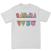 Dove Grey custom crayons Premium Tee - MaliasSmallBusiness