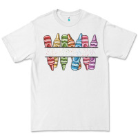 White custom crayons Premium Tee - MaliasSmallBusiness