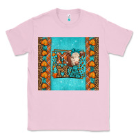 Bubblegum Pink Western Fall Cow Mama Classic Tee - LillyAllenDesigns