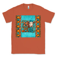 Copper Western Fall Cow Mama Classic Tee - LillyAllenDesigns