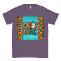 Lavender Western Fall Cow Mama Classic Tee - LillyAllenDesigns