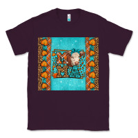 Plum Western Fall Cow Mama Classic Tee - LillyAllenDesigns