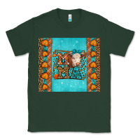 Sports Green Western Fall Cow Mama Classic Tee - LillyAllenDesigns