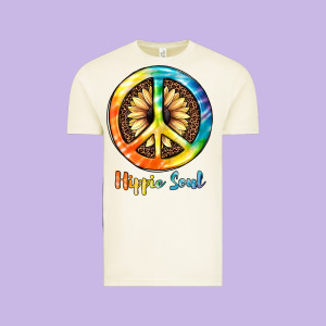 Hippie  Soul Vintage Tee Designed By Jahusdesignshop