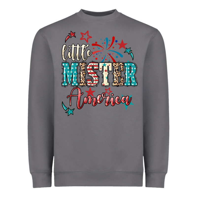Little Mister America 4th Of July Heavyweight Sweatshirt by HowdyJamesFarm | Teevron