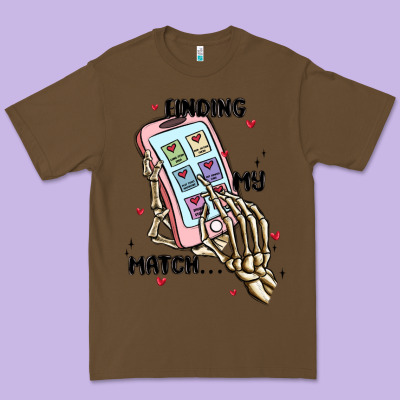Finding My Match Premium Tee Designed By Maliassmallbusiness