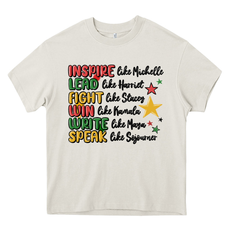 Black History Malia Heavy Core Tee by MaliasSmallBusiness | Teevron