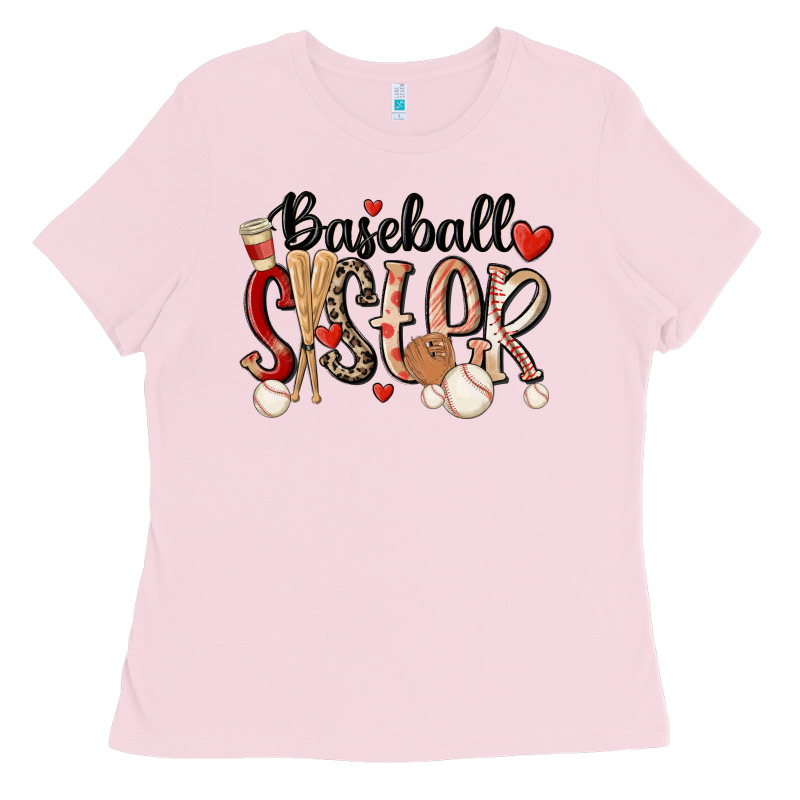 Baseball Sister Ladies Tee by MaliasSmallBusiness | Teevron