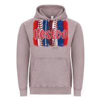 Vintage Zinc boston baseball team spirit brushstrokes Vintage Hoodie - Artiststas
