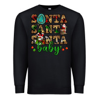 Black santa santa santa baby Premium Sweatshirt - FaDigitalArtStudio