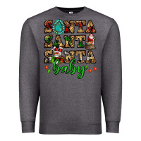 Charcoal Heather santa santa santa baby Premium Sweatshirt - FaDigitalArtStudio