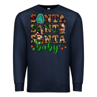 Navy santa santa santa baby Premium Sweatshirt - FaDigitalArtStudio
