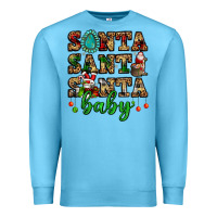 Ocean Blue santa santa santa baby Premium Sweatshirt - FaDigitalArtStudio